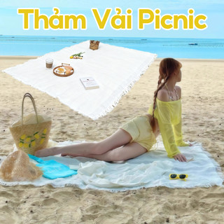 90-180CM Thảm Trải Picnic,Chống Thấm Nước Nhẹ,Có Thể Gập Lại,Thiết Kế Phong Cách Bắc Âu,Đi Biển,công Viên,Cắm Trại