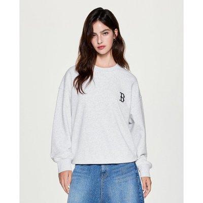 MLB - Áo sweatshirt unisex cổ tròn Basic Street Back Graphic_3AMTB3154-43MGL