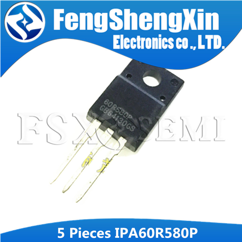 5 chiếc IPA60R580P TO-220F 60R580P MMF60R580PTH TO220F IPA60R580 60R580 TO-220 LIQUID CRYSTAL PLASMA