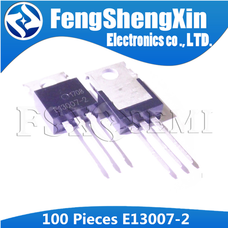 100 Cái / lốc FJP13007 TO220 MJE13007 J13007 J13007-2 E13007-2 Điện Transistor