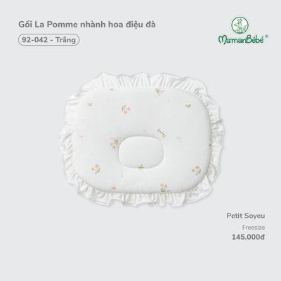 Gối La Pomme nhành hoa điệu đà - Sợi Petit Soyeu thoáng mát  - Bé gái - Freesize