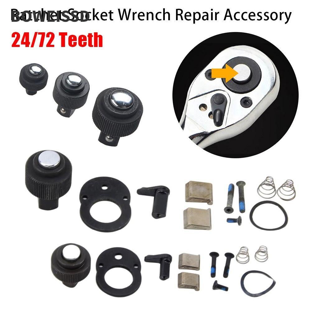 BOWEISSD 1 Bộ Phụ Kiện Cờ Lê Ratchet, 24 / 72 Răng Thay Thế Một Phần Ratchet Ổ Cắm Cờ Lê Phụ Kiện Sử