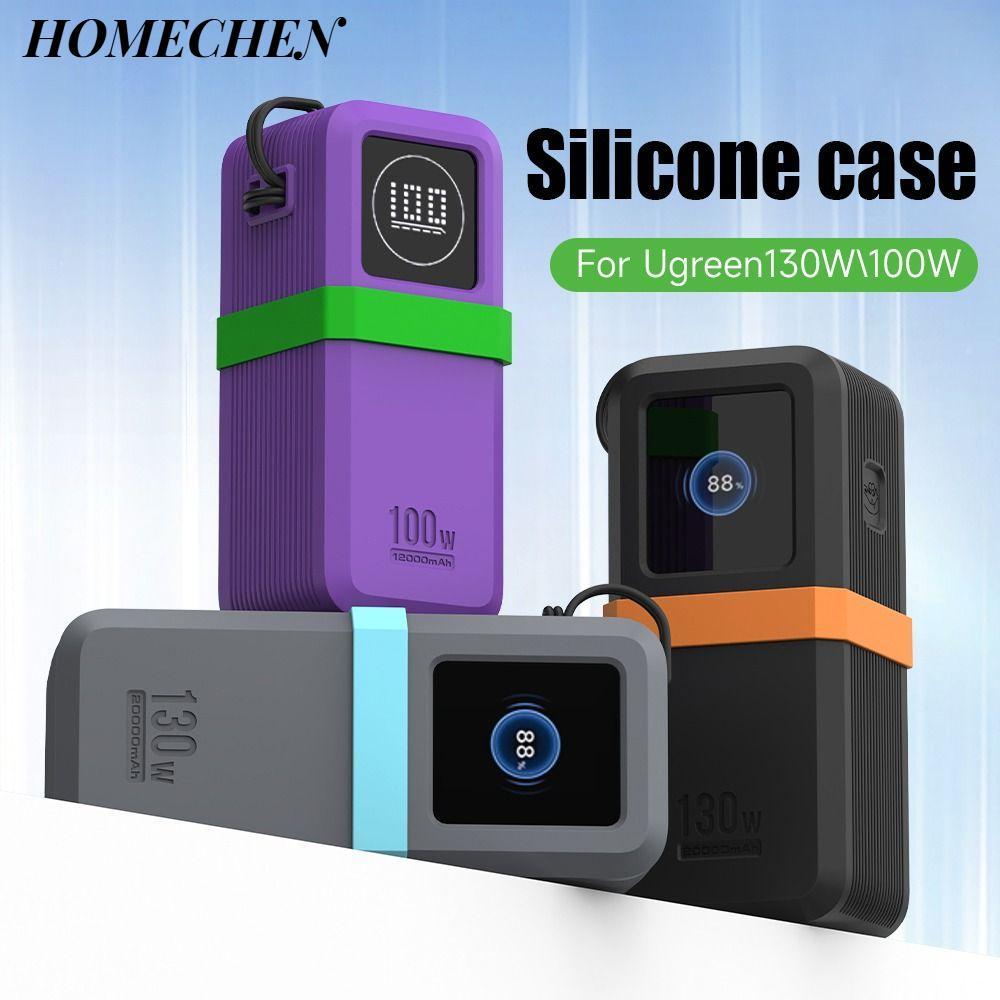Bảo vệ HOMECHEN, silicon di động mềm, chống bụi chống sốc cho ngân hàng điện UGREEN Nexode 20000mAh 