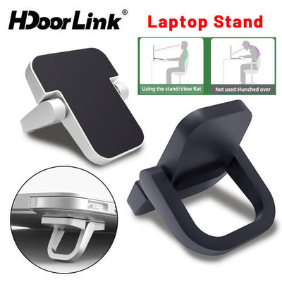 HdoorLink 2 Chiếc Laptop Đứng Cho Máy Tính Bàn Phím Giá Đỡ Có Thể Gập Lại Mini Di Động Kim Loại Giá Đỡ Làm Mát Nâng Chân Đế