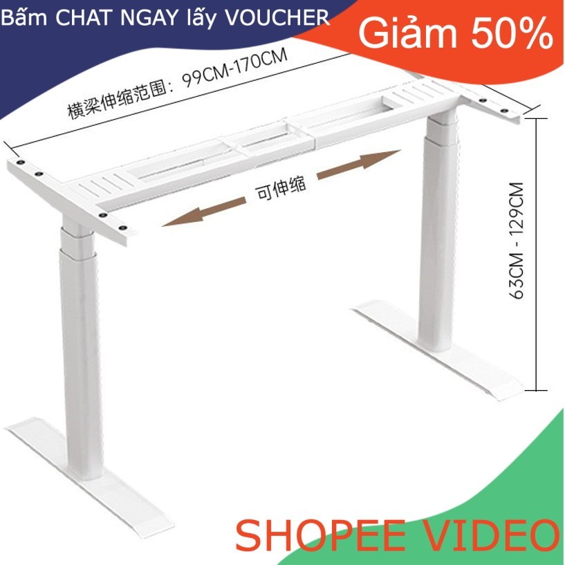 [Nhập Khẩu] Ningbo ngồi Likang nâng bàn hình bầu dục ba phần động cơ kép điện nâng bàn Ningbo ngồi L
