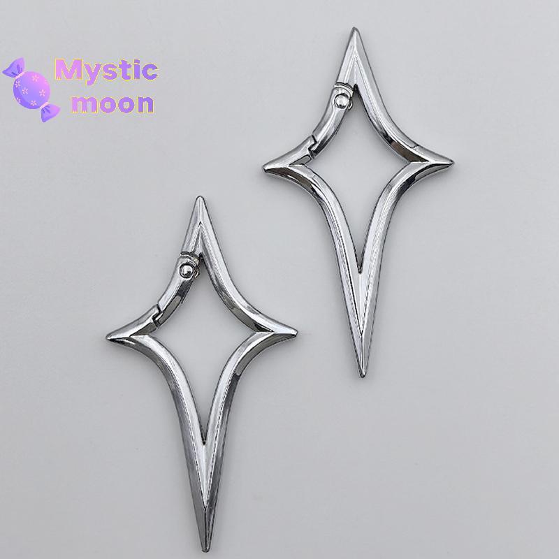 [Mystic] Móc khóa Carabiner hình học ngôi sao Y2K - Gothic Bapa Decor [Mới]