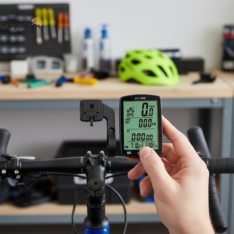 Kayaktion GPS Xe Đạp Đồng Hồ Tốc Độ Xe Đạp GPS Đồng Hồ Tốc Độ Chống Nước 2.4 Inch Xe Đạp Đồng Hồ Đẹp