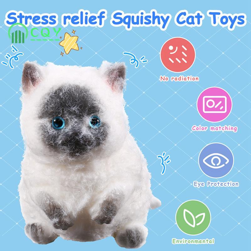 Nhỏ Squishy Đồ Chơi Mèo Giảm Căng Thẳng Mèo Squishy Đồ Chơi Mèo Ngộ nghĩnh Squishy Đồ Chơi Mèo Dễ Th