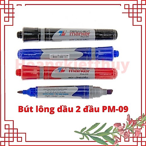 Bút lông dầu PM-09 ( xanh, đỏ , đen) chính hãng