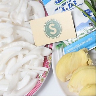 Mứt Dừa Sáp Lá Dứa 250g