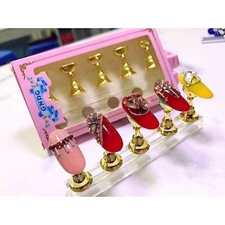 Đế 5 con cờ làm mẫu nails