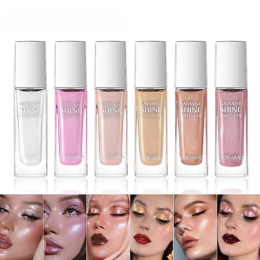 [Hàng có sẵn] HANDAIYAN Highlighter Retouch Skin Tone Liquid Highlighter Brightening Liquid Glass Bo