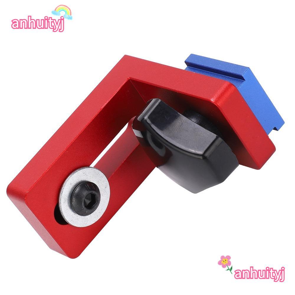 ANHUITYJ 2 chiếc ​Miter Track Stop, 30 Loại Giá đỡ trượt T-Track màu đỏ, Độ chính xác cho 30 T-Track