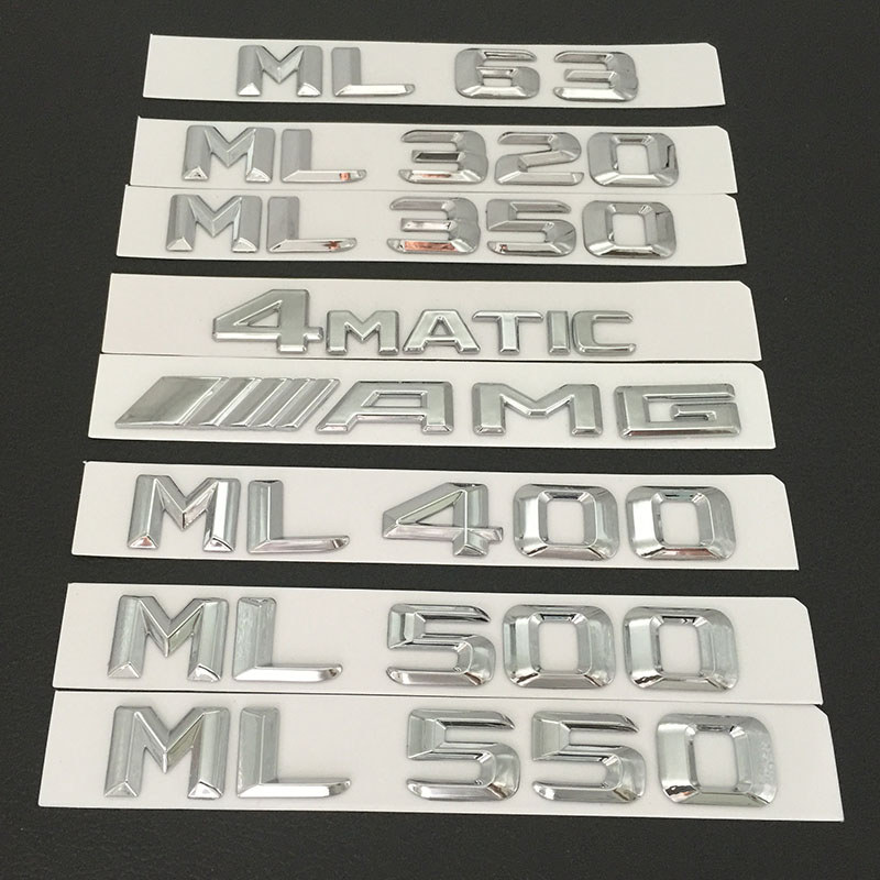 ML300 ML350 ML400 ML320 AMG Sửa Đổi Nhãn Đuôi Sau Xe Hơi