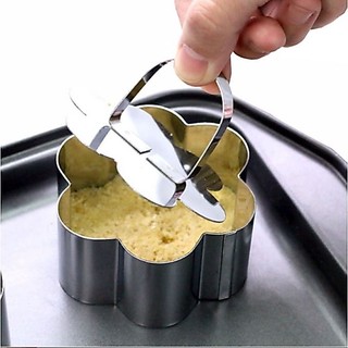 Khuôn ring mousse có nắp nhấn