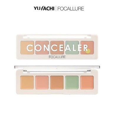 Kem che khuyết điểm Focallure 5 màu độ che phủ cao không thấm nước lâu trôi 4.3g