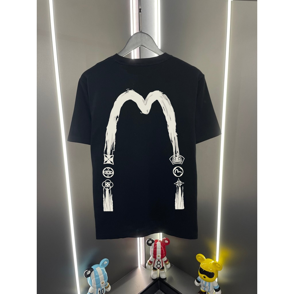 2026Evisu tee / Áo thun Evisu In Áo thun Nam Nữ Tay Ngắn Rời Áo Thun Cặp Đôi Áo Thun Retro Chống Nhă