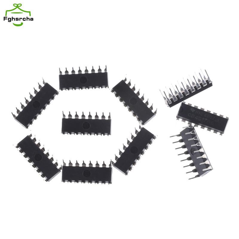 10 CÁI CD4017BE 4017 CD4017 IC chia bộ đếm thập kỷ