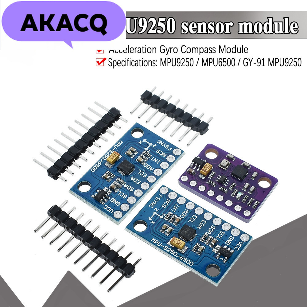 SPI / IIC GY-9250 BMP280 GY-91 MPU6500 MPU9250 Con quay hồi chuyển thái độ 6 trục 9 trục 10DOF + Bộ 