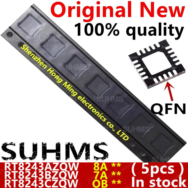 (5 chiếc) RT8243A RT8243AZQW mới (8A EE 8A..) RT8243B RT8243BZQW (7A EC 7A..) RT8243XZQW RT8243C (OB