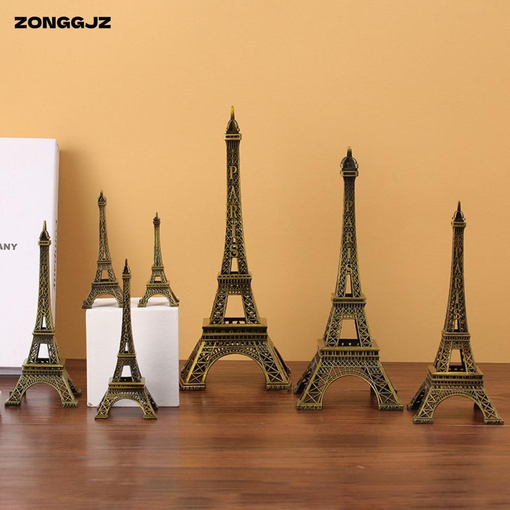 Tượng Tháp Eiffel ZONGGJZ, 7 kích cỡ Mô hình tháp Eiffel thiết kế tinh tế, Đồng kim loại có hộp Đồ t