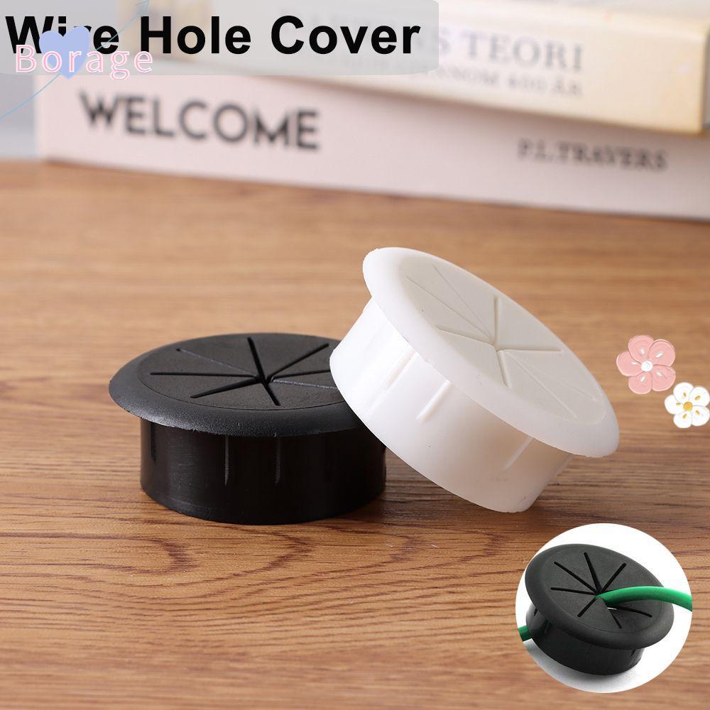 BORRAONE Wire Hole Cover Table Threading Box Cover Cable Passing Line Outlet Port