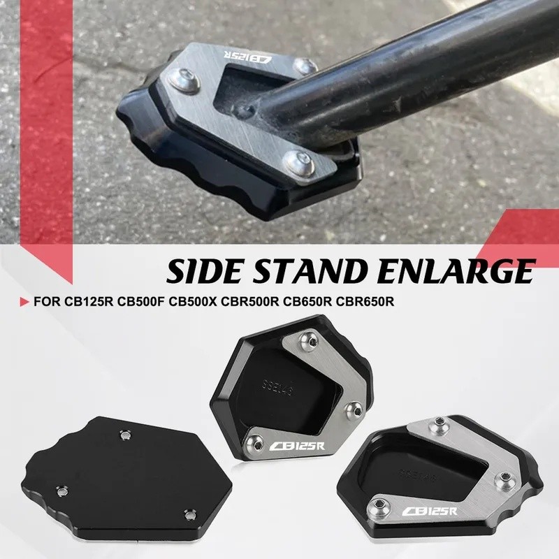 Phụ Kiện CNC Chân Đế Phóng To Xe Máy Chân Bên Đứng Mở Rộng Cho Xe Honda CB 125 R CB125R CB 125R CB12