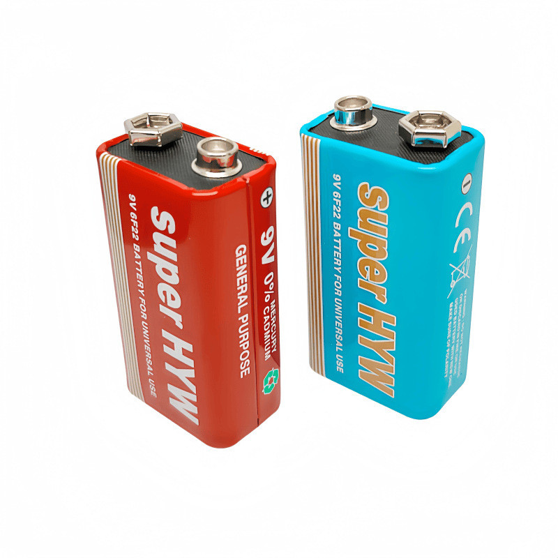 Bán Phiên Bản Mới 9V Pin Carbon Đồng Hồ Micro 9V Pin 6F22 9V Pin