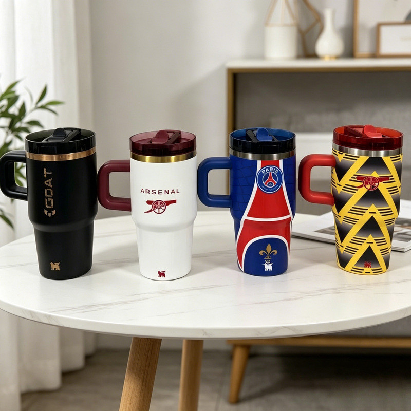 Cúp giữ nhiệt đồng thương hiệu Stanley Arsenal Arsenal Messi White 20oz