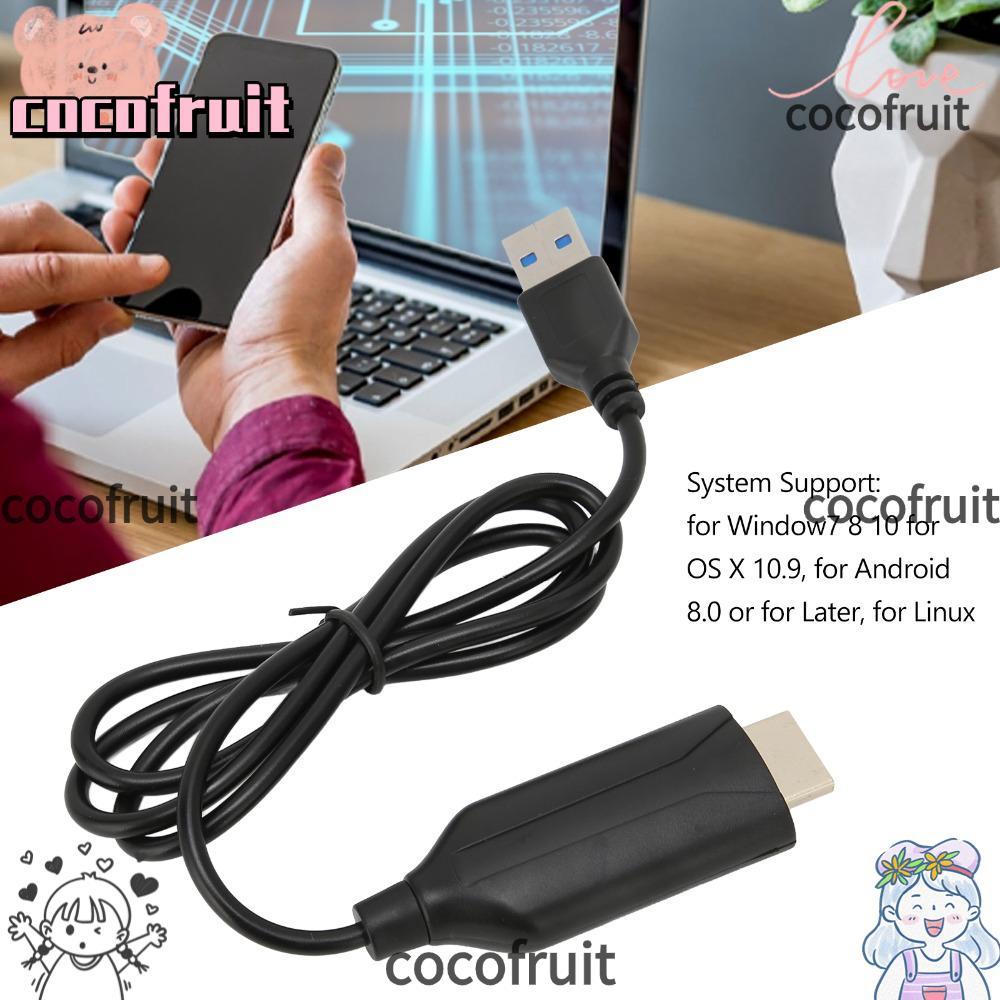 Thẻ ghi video COCOFRUIT, Cắm và Chạy 1080p 60Hz HD sang USB Video Capture Card, Bộ chuyển đổi video 