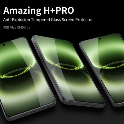Kính cường lực Nillkin H + PRO cho Vivo X300 Ultra / X 300 Pro 9H Chống chói 0,2mm Chống vân tay 2.5D Edge