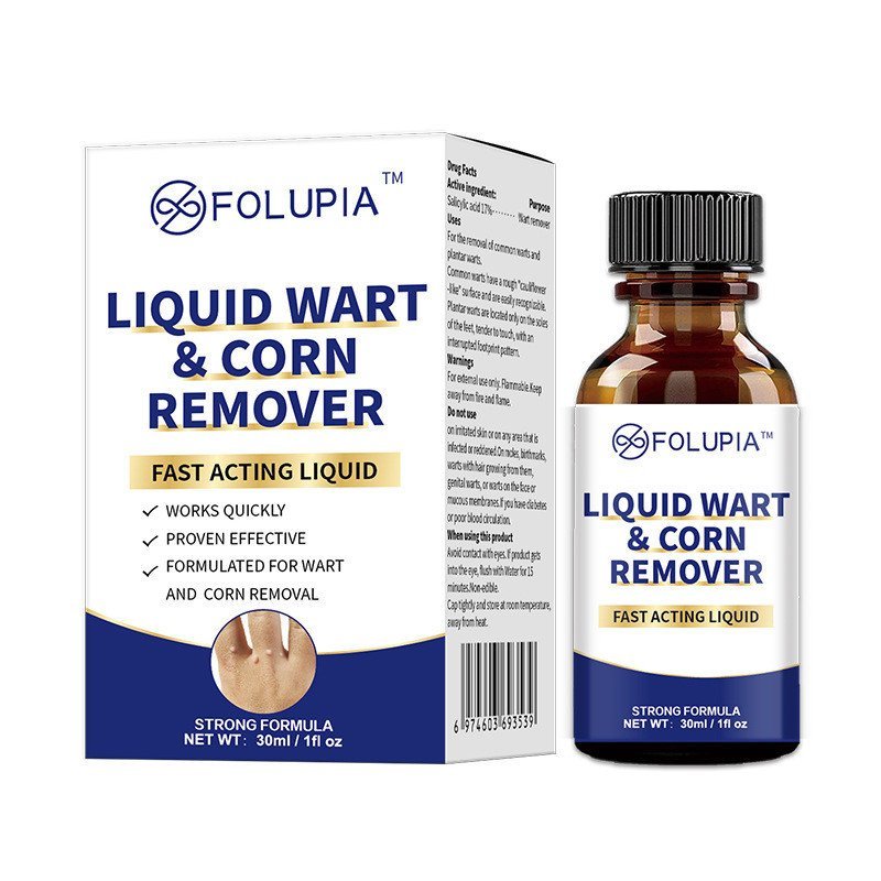 [Giảm giá] GMP7.21 UQVG Wart Liquid 30ml NDC FOLUPIA Loại bỏ mụn cóc Chất lỏng sử dụng bên ngoài Sức
