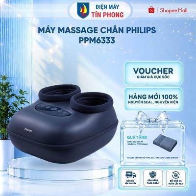 Máy Massage Chân Philips PPM6333 – Massage Chườm Ấm - Bấm Huyệt Bàn Chân