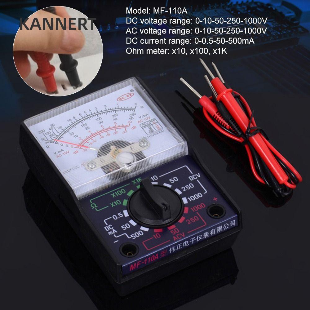 Máy kiểm tra điện áp dòng điện KANNERT AC / DC MF-110A OHM Máy kiểm tra Vôn kế đa năng
