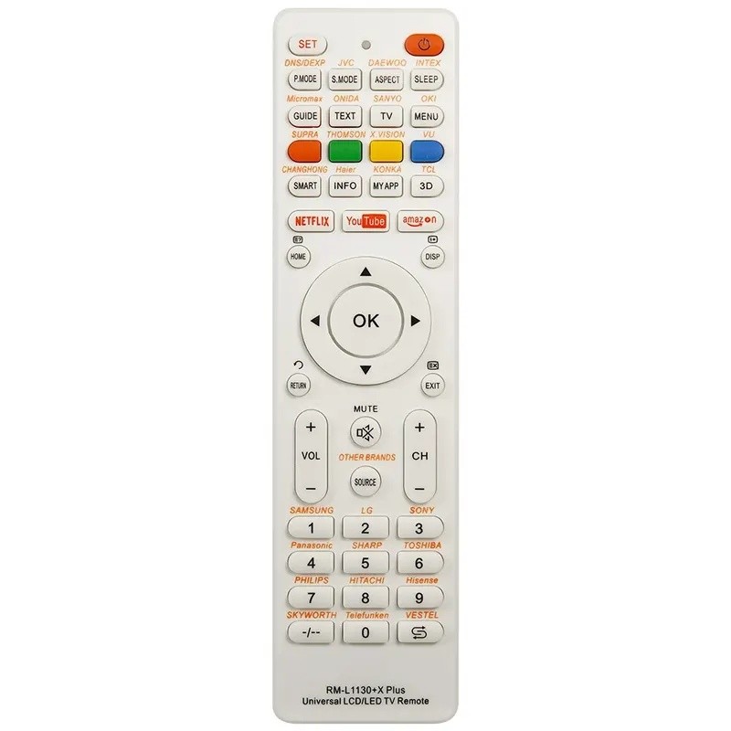 1 Chiếc Đa Năng RM-L1130 + X Điều Khiển Từ Xa Thay Thế Cho Tivi RM-L113 + 12 RM-L1130 + 8