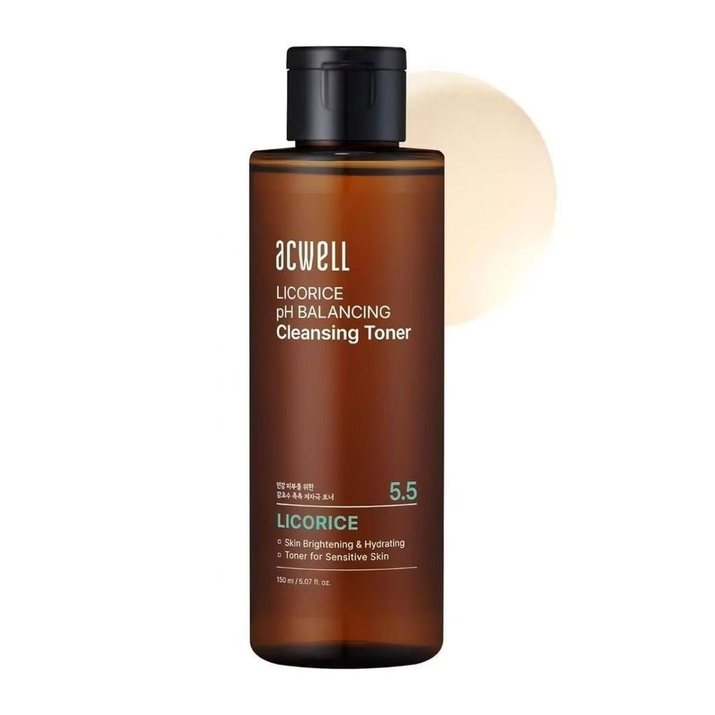 Acwell Licorice pH Cân bằng Nước rửa mặt Hydrating Shrink Dưỡng ẩm lỗ chân lông Gói ướt Chống đường 