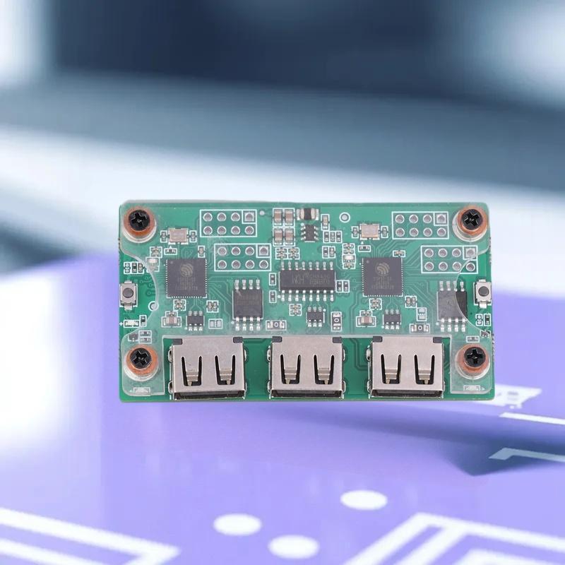 Makcu chính & Chuột hộp phát triển bảng ESP32-S3 với vỏ và cáp không oril