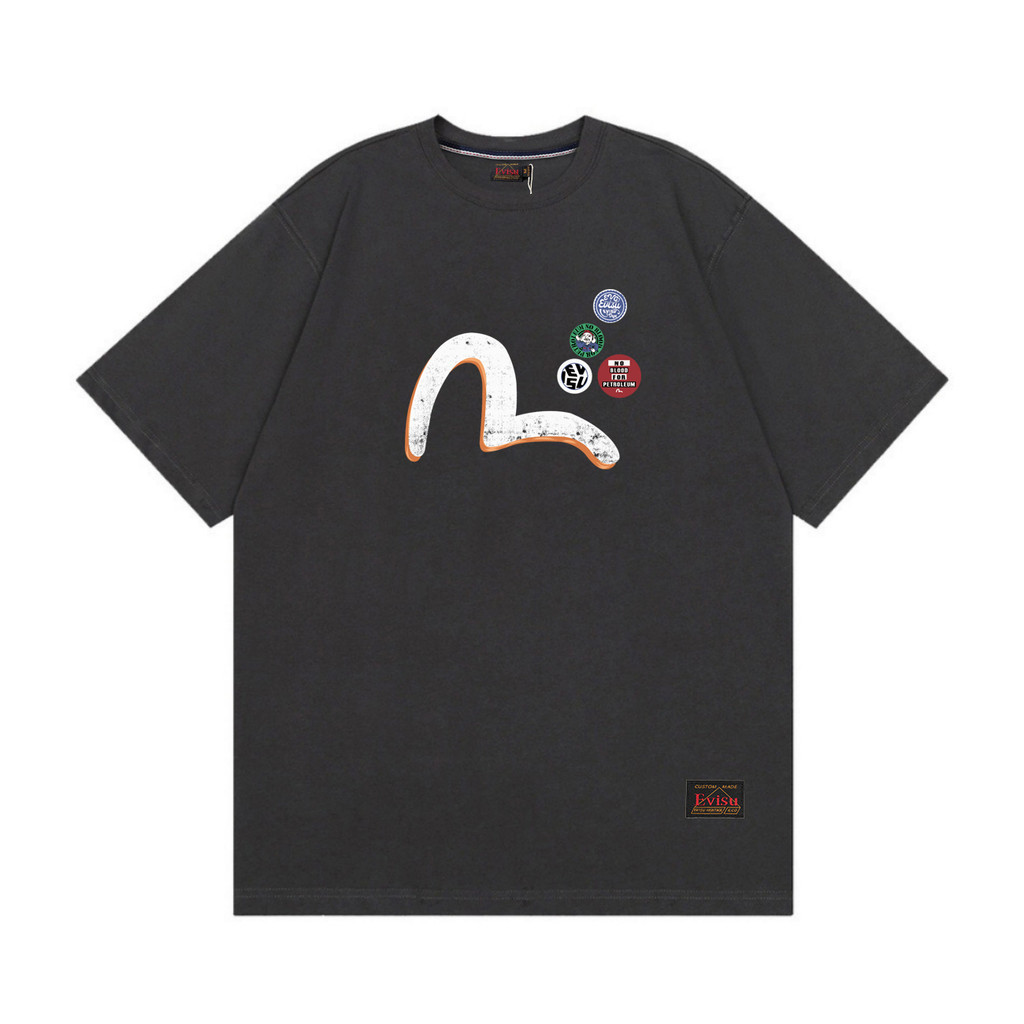 Áo thun Evisu / Áo thun Evisu Nam Nữ Áo thun in hình Áo cặp đôi Áo không phải là nhà BRN5