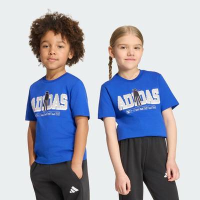 adidas Phong cách sống ÁO THUN ADIDAS MINECRAFT Trẻ em Màu xanh da trời KH3195