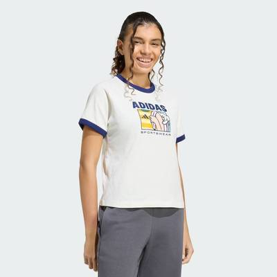 adidas Phong cách sống ÁO THUN POP ART GRAPHIC T-SHIRT1 Q2 Nữ trắng KC8603