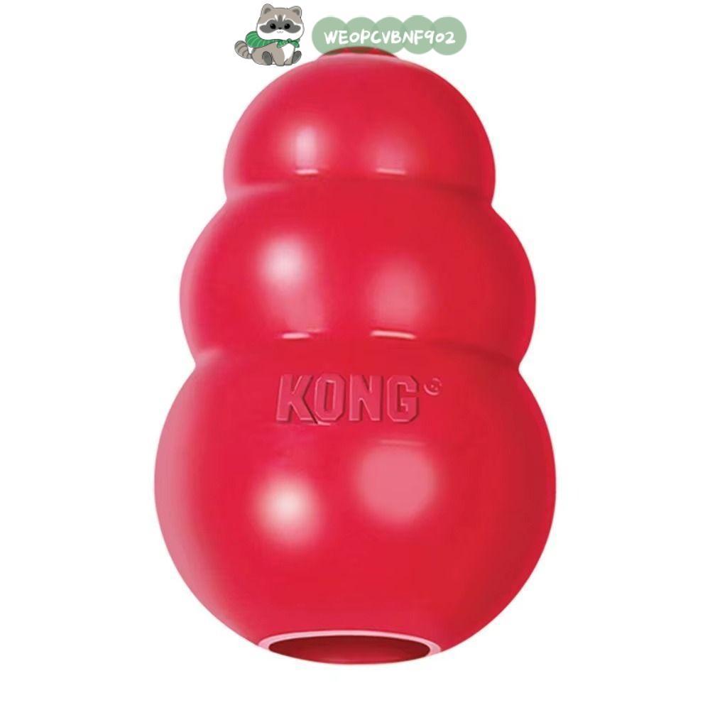 Đồ chơi chó con WEOPCVBNF902 Kong, Đồ chơi chó Kong cổ điển Erratic Bounce, Đồ chơi nhai cao su bền 