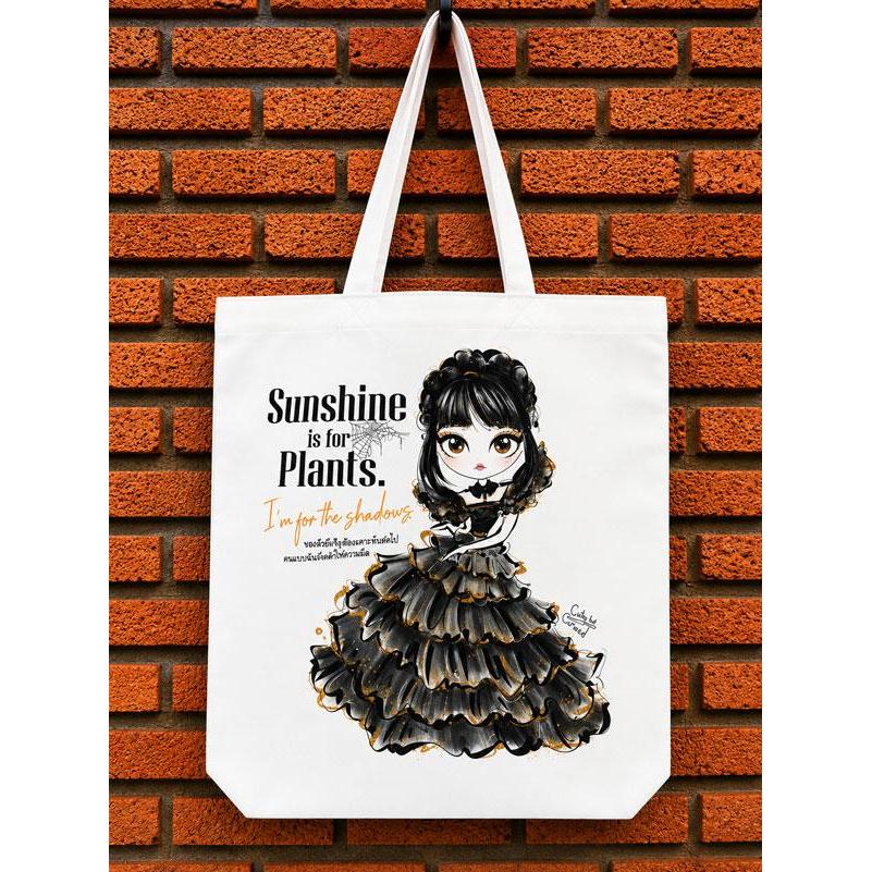 (SÁCH CUỘC SỐNG): Túi Tote mua sắm Họa tiết Goth Girl 2