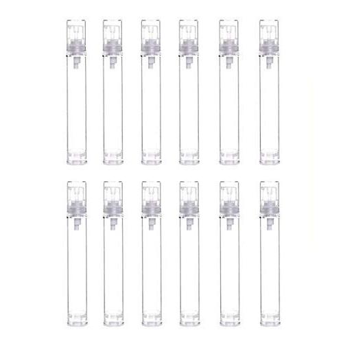 Elandy 12 Cái Lọ Chứa Chất Lỏng Dạng Lỏng Dùng Một Lần, Trong Suốt, Có Thể Bơm Lại, Không Có Không K