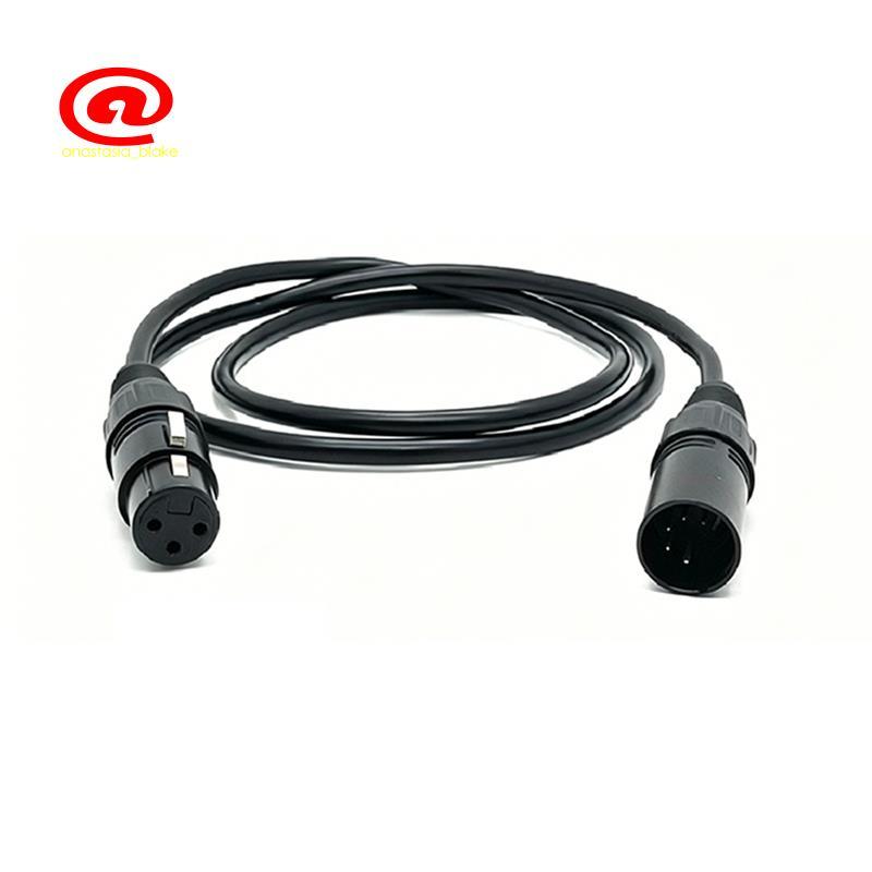 Cáp XLR 5-PIN DMX512 DMX512 Cáp tín hiệu chiếu sáng sân khấu Thiết bị DJ Đầu nối XLR DMX512 Dây nối 