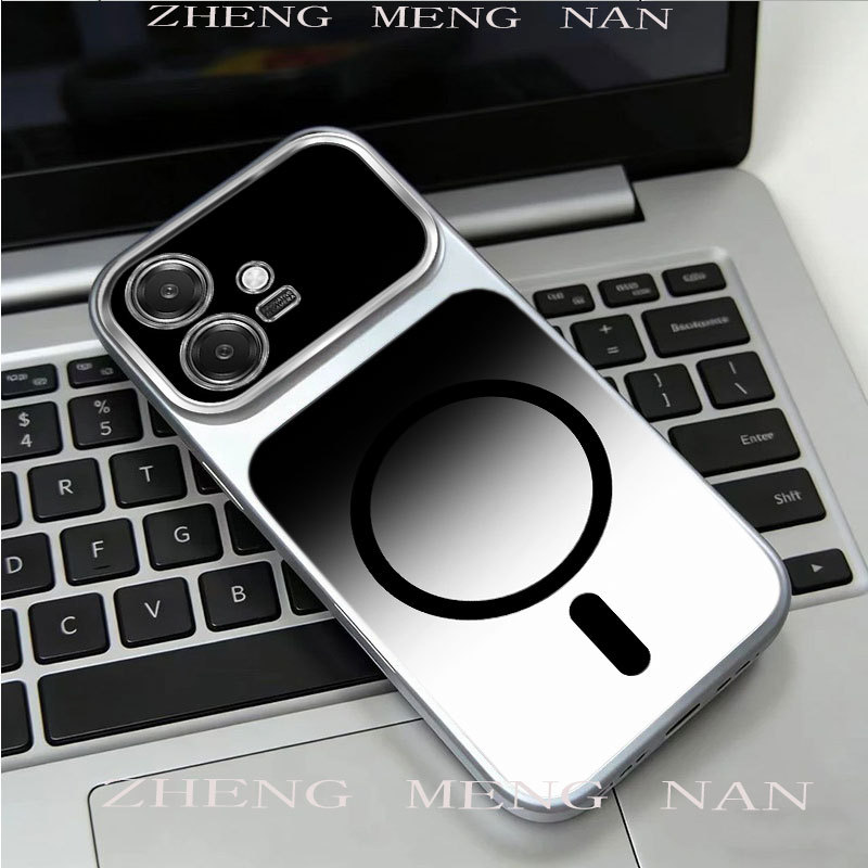 Thích hợp cho OPPO A3 5G OPPO A3X 4G OPPO A3X 5G OPPO A5i 4G Vỏ điện thoại chống rơi in màu bạc mờ m