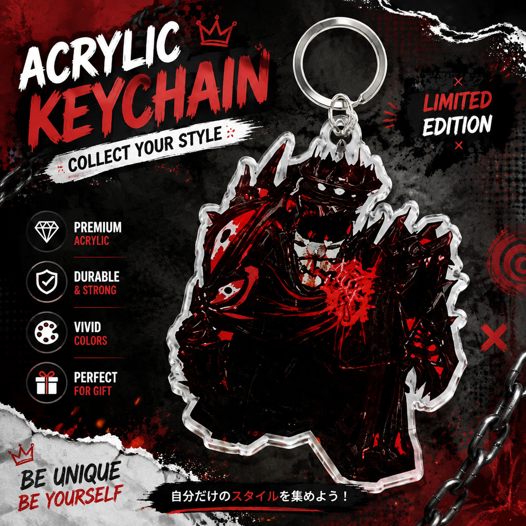 ganci NEW John Doe Milestone IV Forsaken keychain gantungan kunci John Doe Forsaken
