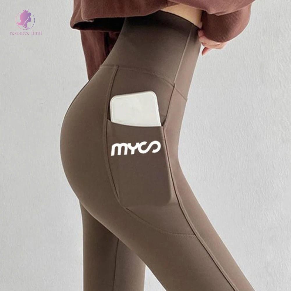 RESOURCE LIMIT Quần Jogging Nữ Capri, Quần Legging Nữ Co Giãn Chặt Có Túi, Body Shaper Eo Cao Kiểm S