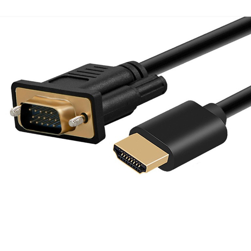 Cáp chuyển đổi HDMI sang VGA Cáp HDMI sang VGA 1,8m có Chip HDMI sang cáp VGA HD