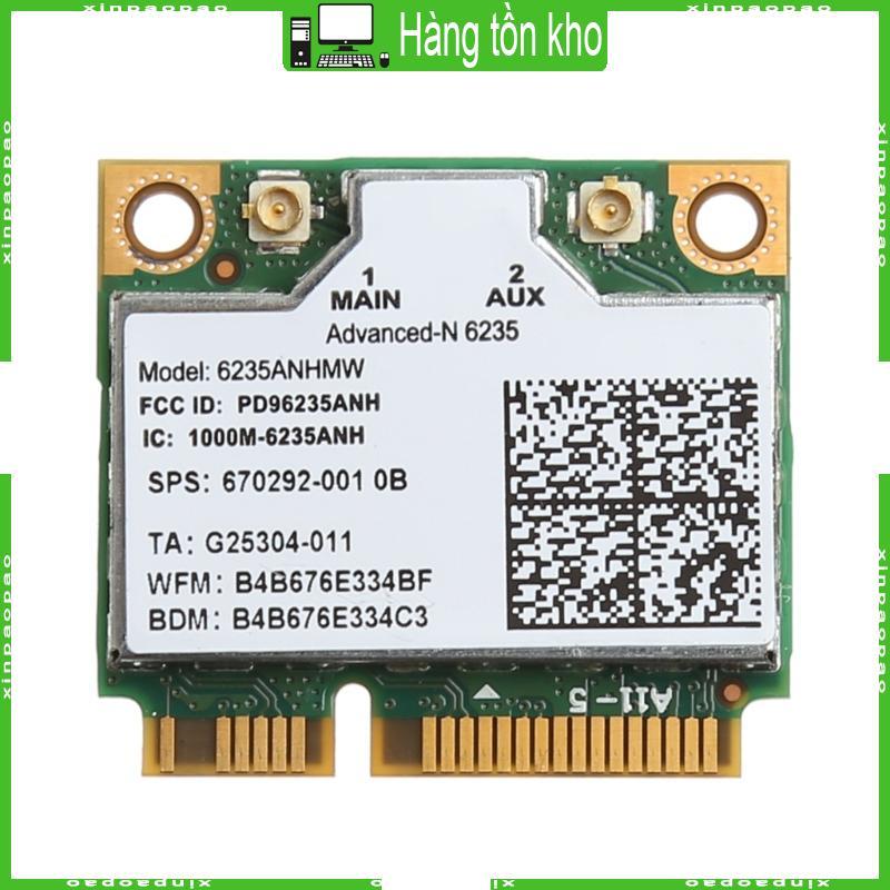 XI Dual Band 6235ANHMW Half Mini Pci-e Wifi WLAN Card cho Centrino