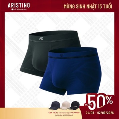 Quần lót nam boxer ARISTINO Seamless dệt liền chất liệu polyamide mềm mịn, thoáng mát ABX068